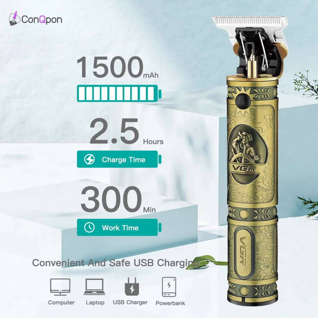 Cortadora de Cabello Vintage ConQPon