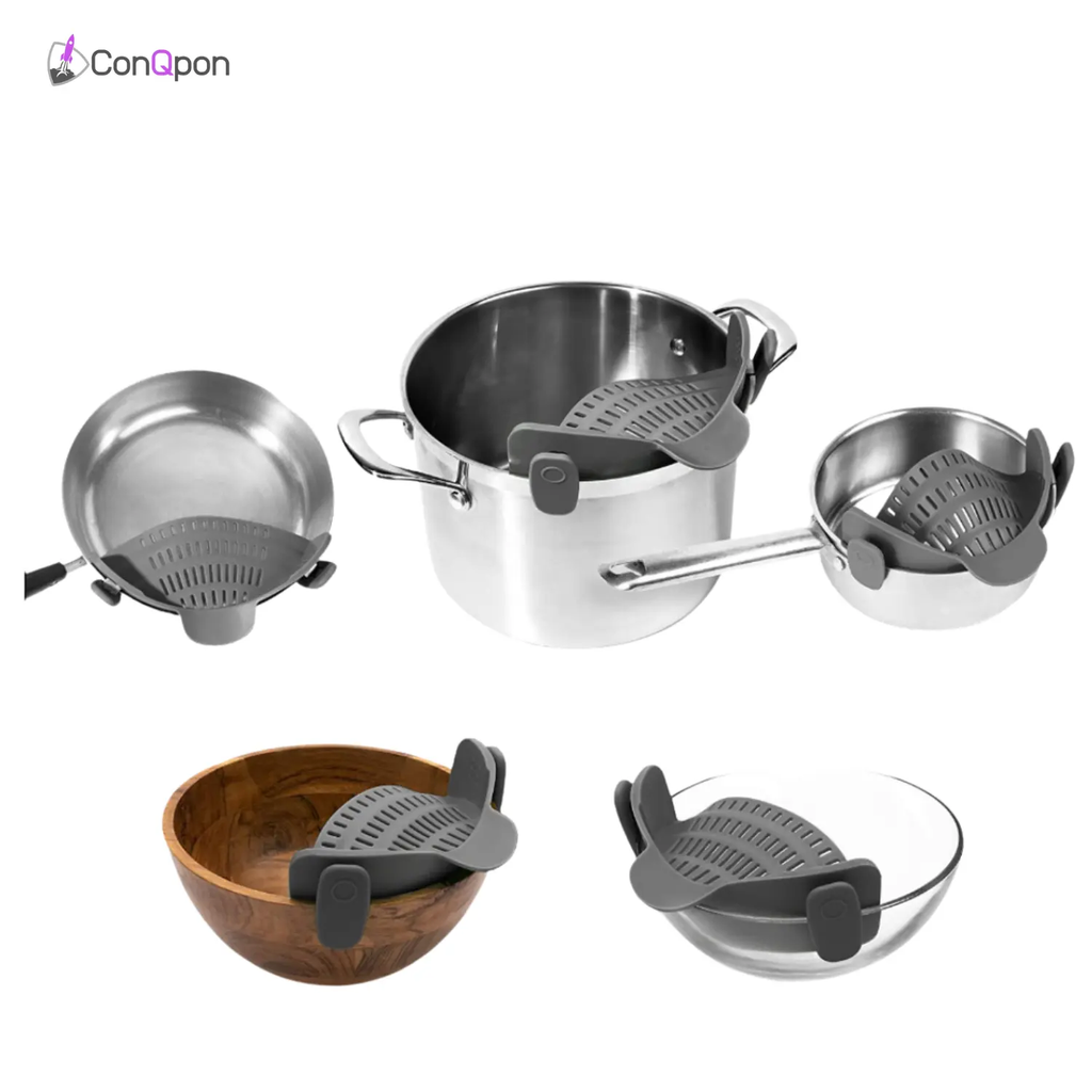 Colador clip universal para Ollas ConQPon