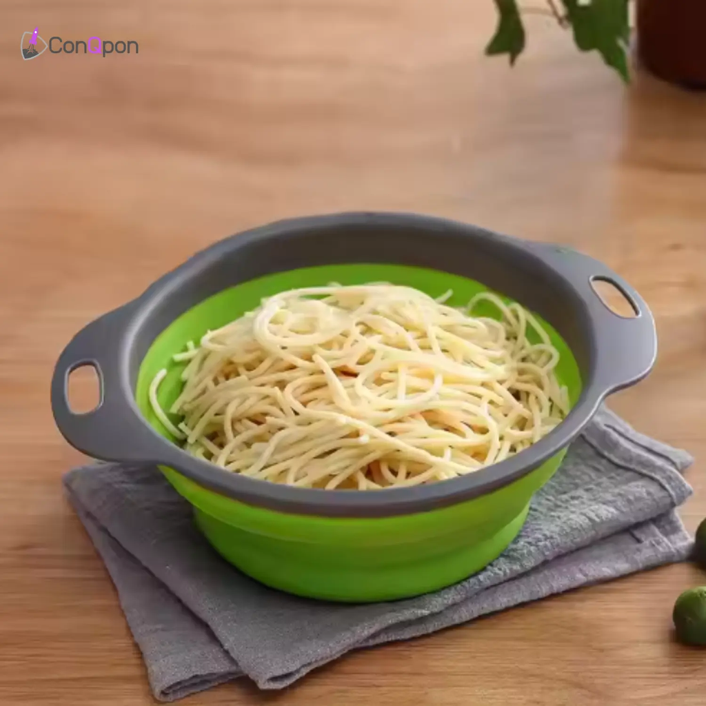 Escurridor plegable de silicona (Grande y Pequeño) ConQPon