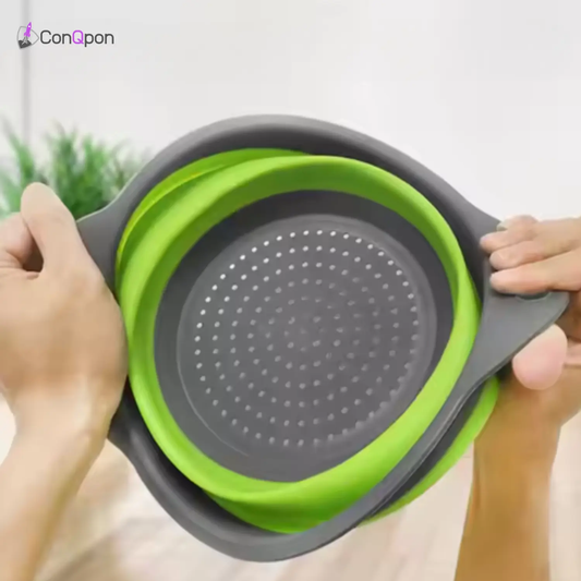 Escurridor plegable de silicona (Grande y Pequeño) ConQPon