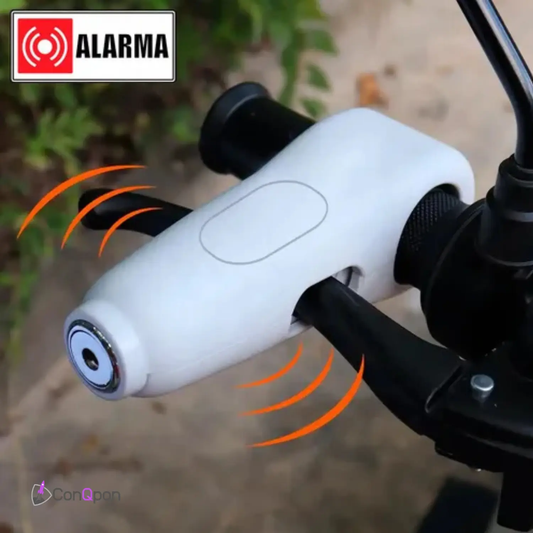 Candado de manillar con alarma para moto ConQPon