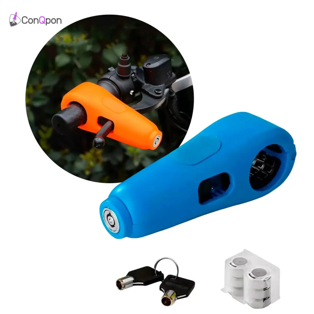 Candado de manillar con alarma para moto ConQPon