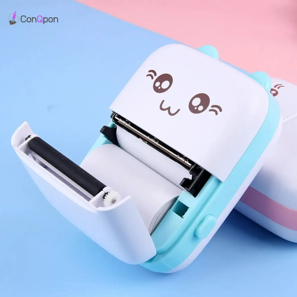 Mini Impresora Térmica de Gatito ConQPon