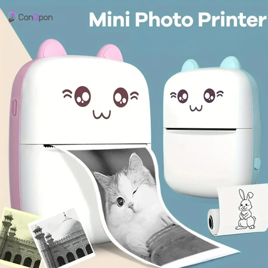 Mini Impresora Térmica de Gatito ConQPon
